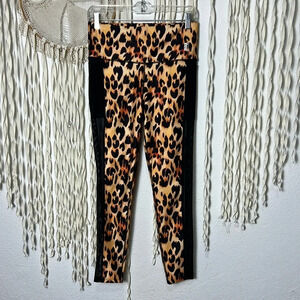 P.E. Nation Game Changer Leopard Print Legging Size Large
